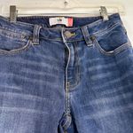 CAbi  #5495 Cropped High Straight Distressed Jeans Size 4 Photo 2