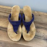 UGG  Zamora Suede Leather Thong Wedge Platform Sandals Women's Photo 3