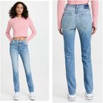 Mother Superior The Pick Up Skimp Jeans In Melancholy Blue Size 24 Photo 1