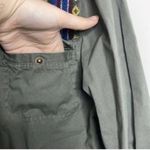 Wet Seal  100% Cotton Green Cargo Utility Hooded Jacket Southwest Patteren Photo 2