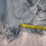 Levi's 505 VINTAGE WOMENS 36/30 Distressed Light Blue Denim Shorts Photo 3