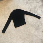 Amazon Verdusa Womens Black Mock Neck Slim Fitted Long Sleeve Size Medium Photo 3