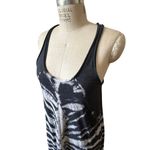 RAQUEL ALLEGRA Tie Dye Maxi Tank Dress Charcoal/Beige Size 3/LARGE Gray Photo 2