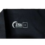 Zyia  Active Black Cheetah Print High Rise Crop Womens Light n Tight Stretch Sz 4 Photo 4