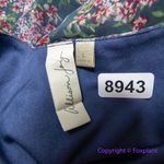 Allison Joy Allison‎ Joy floral spaghetti adjustable strap ruched dress, size L Photo 11