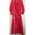 Rhode Resort Red Red Jagger Wrap Dress size L Size L Photo 9