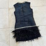 Shoshanna  Like New Feathered Jeweled Mini Dress Sz 2 ELEGANT Photo 1