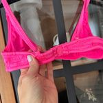 Triangl Maia Mysa hot pink bikini top scoop crinkle XS swimwear swimsuit neon Photo 9