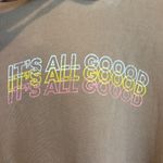 Aerie Hoodie Oversized Graphic Sweatshirt It’s All Good Size Small Photo 2