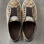 Coach Kira laceless slip on sneakers shoes women size 8 logo print Photo 5