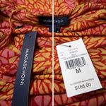Magaschoni NEW  100% Silk Floral Printed Sleeveless Tunic,‎ Red, M Photo 8