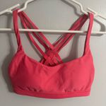 Lululemon  Athletica Coral Strappy Sports Bra Size 32A Photo 3