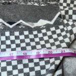 Pink republic  Open Front Cardigan Sweater Womens Large Grey White Aztec Western Photo 9