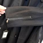 Guess  LOS ANGELES WOOL BLACK DOUBLE BREASTED PEACOAT, SIZE XL-NWT!!! Photo 8