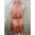 Lush Clothing LUSH Carrie floral halter neck mini dress with a tie waist and ruffled hem Large Photo 2