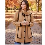 J.Crew Merino wool-blend tie-neck sweater-jacket XS 6-8 Photo 2