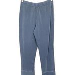 Stateside Anthro Women's Blue Terry Cropped Kick Flare Sweatpants Size Small Photo 4