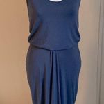 Athleta Women’s Jersey Sleeveless Racerback Draped Front Athleisure Midi Dress Photo 7