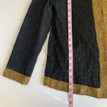 Laurence Kazar Vintage Black Gold Beaded Cocktail Silk Jacket Size Petite Small Photo 3