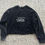 ZARA  Top Black Long Sleeve Photo 2