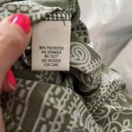 Apt. 9 Maxi Smocked Back paisley green white Dress  Size M Photo 13