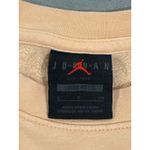 Jordan Sweatshirt Women's Small Peach Crew Neck Pullover Loose Fit activewear Photo 3