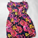 Justify Women's Thin Adjustable Strap Floral Elastic Waist Dress Sz M Photo 0