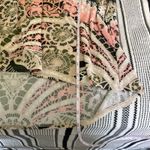 Cato ‎ Cold Shoulder Midi Dress size XL Pink Green Cream Floral Paisley Print Photo 8