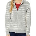 Toad & Co  Gray & White Striped Cashmoore Jacket Photo 0