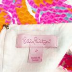 Lilly Pulitzer  Iggy Dress Pink Tropical Feeling Tanked Pique Knit Shift Size 2 Photo 11