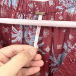 Free People Golden Hour Maxi Dress Wine Red Floral Size S Photo 3