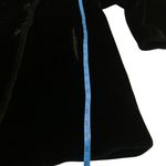 VINTAGE Borgana Black Faux Fur Coat Albrechts 60s Size undefined Photo 4