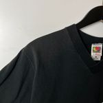 Fruit of the Loom Vintage 90s  New York City NYC V-Neck Black T-Shirt M USA Photo 5