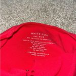 White Fox Boutique Red Strapless Mini Dress Photo 2