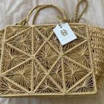 House of Harlow NWT  1960 Raffia Hand Woven Tote Crossbody Purse Photo 0