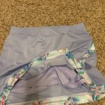 Stella Parker Golf Collection Skort Small Lavender Purple Floral Trim Zip Pocket Photo 1