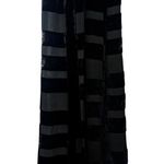 Kevin O'Brien Studio Burnout Velvet Silk Scarf Shawl Black Photo 0