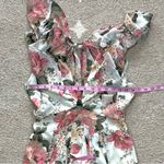 Revolve Divine Heritage x  Twist Back Floral Midi Dress in Ivory Small Photo 7