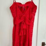 Victoria's Secret The Lacie- Red Lace Chemise with Sweetheart Neckline Photo 5