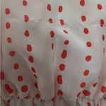 Collective Concepts  orange and white spaghetti strap belted dress size small Photo 3