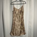 Audrey 3+1 Snake Print Satin Slip Dress Large Photo 6