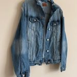 Judy Blue Distressed Denim Jacket Size Medium Photo 2