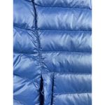 Bernardo Packable Womens Down Puffer Vest Blue Teal Reversible Nylon Lightweight Photo 3