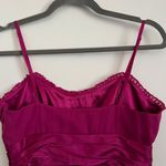 Democracy Y2K Magenta Spaghetti Strap Chiffon Cocktail Dress-Size 6 Photo 4