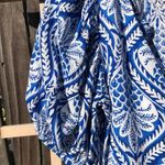 Panama Jack  Top Short Puff Sleeve Size S Blouse Floral Photo 2