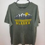 American Eagle BNWOT MD  Green Alaska Graphic T-Shirt Photo 0