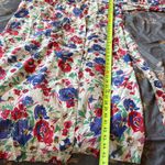 Aberdeen & Dunbar floral robe bright florals on a white background Red Size M Photo 7