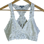 True Craft  White Lace Racerback Bralette Womens L Photo 0