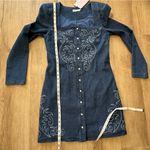 Avec Les Filles  Western Embroidery Mini Dress sz 6 Photo 7