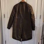 French Connection parka heavy long green winter heavy jacket size 6 Photo 5